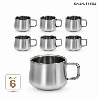 BELLY CUP (Set of 6) — wholesale stainless steel from Kamal Steels Mumbai